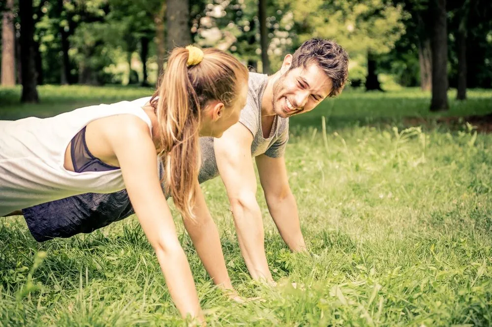 Push ups for biceps