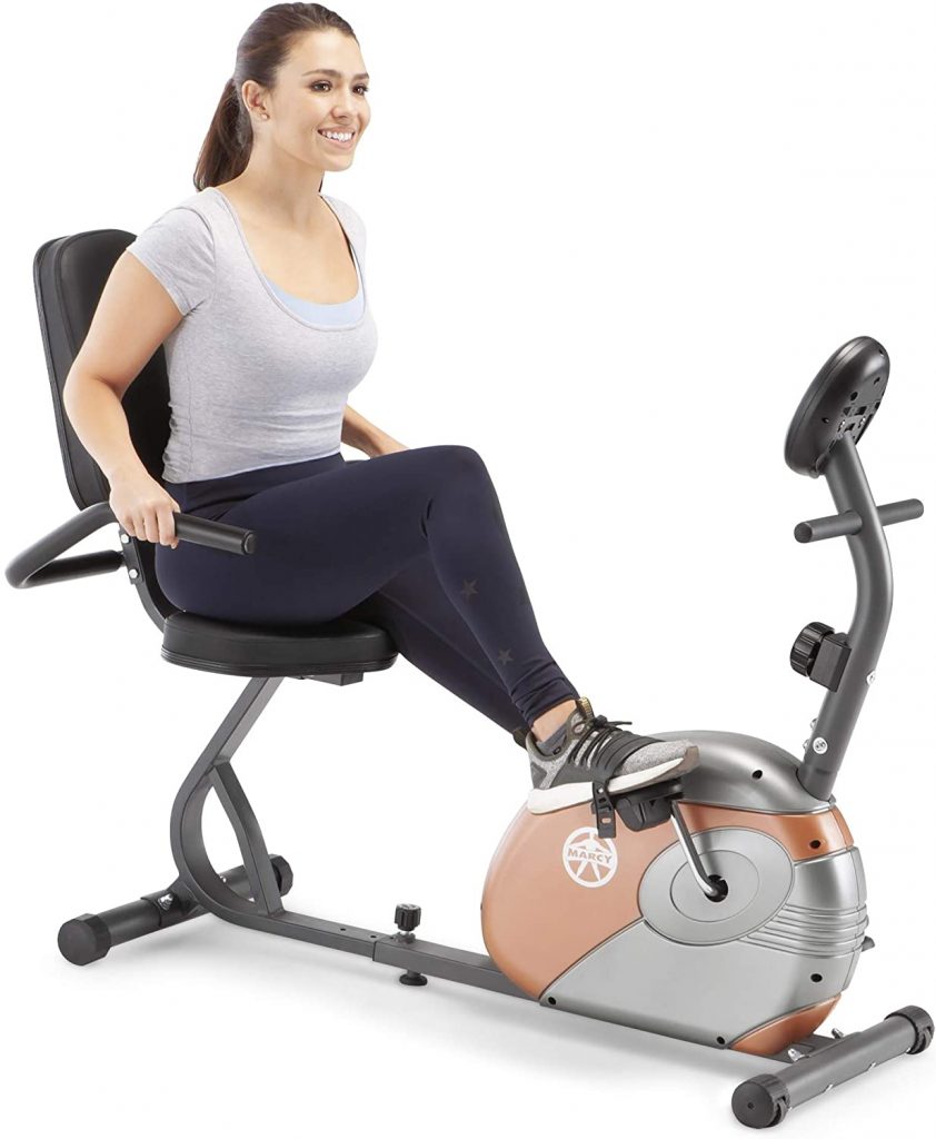  Marcy Recumbent Cardio Exercise Bike