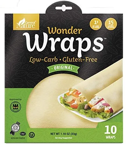 Wonder Wraps Low-calorie Weight Loss Tortillas