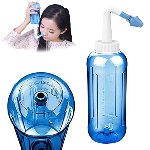 HANNEA 500Ml Neti Pot - Nose Wash System - Nose Cleaner With Sinus Nasal Pressure - Doctor Suggestion Product - Sinus Rinse For Adults Children Nose Care.