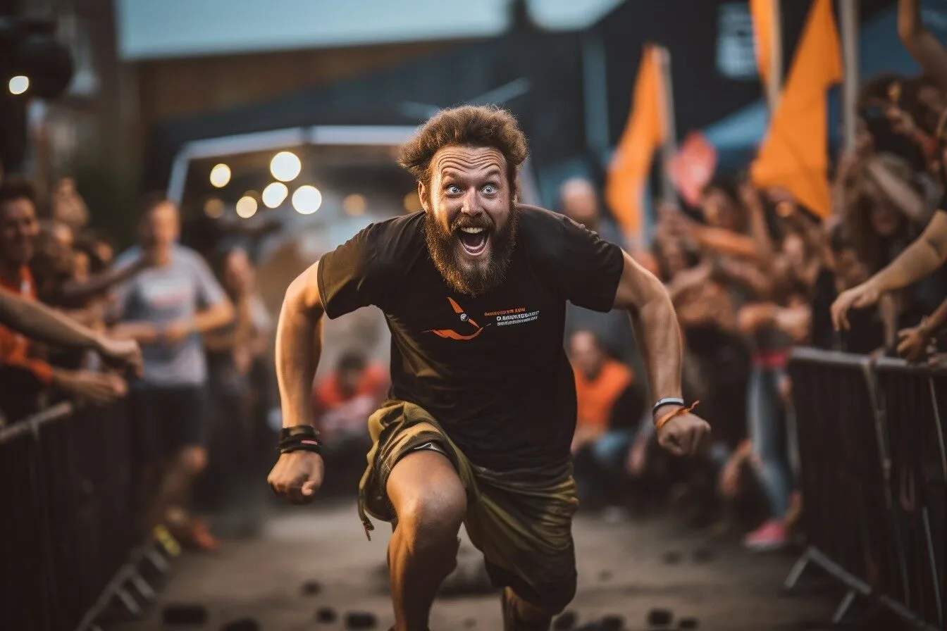Group Fitness Challenge at Local Festival